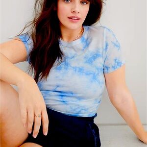 Aerie Tie Dye Cropped Tee